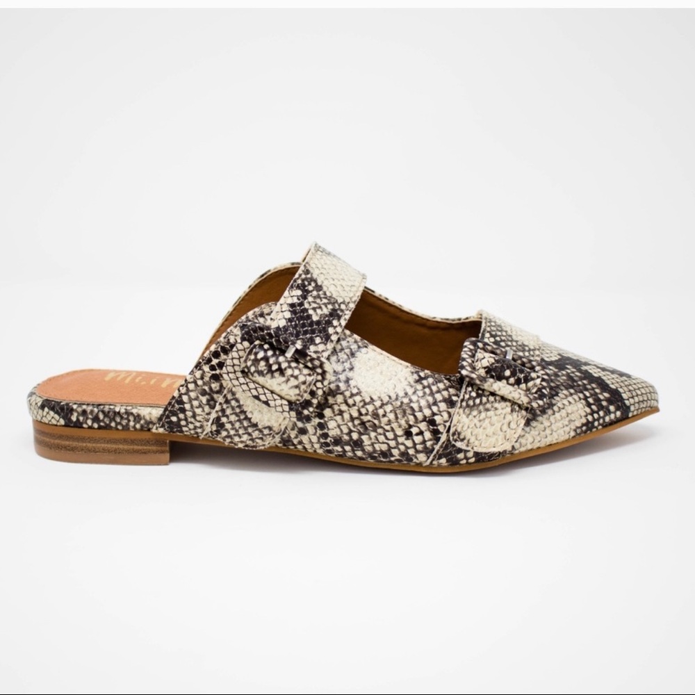Nwot Mi.Im Hannah Snake Print Slides - image 3